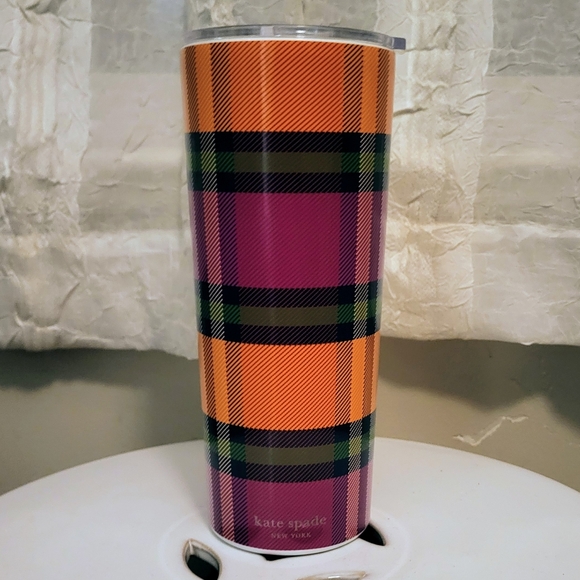 kate spade Multicolor Plaid Coffee Tumbler - Picture 4 of 6